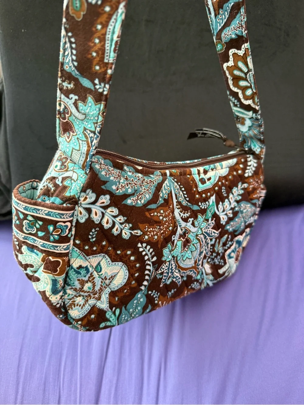 Vera Bradley Java Blue Maggie Shoulder Bag